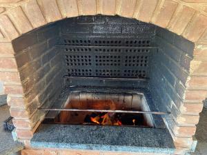 Grillfaciliteterne i feriehuset som gæsterne kan bruge