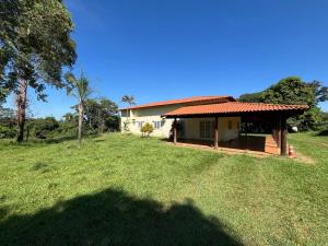 Bygningen som feriehuset ligger i