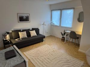 Χώρος καθιστικού στο Apartment Lutherbaum