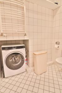 Koupelna v ubytování Sand & Seele