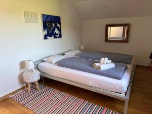 Postel nebo postele na pokoji v ubytování BnB chezlise