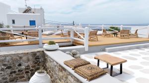Balkón nebo terasa v ubytování Merriam mykonos town