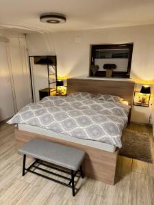 Postel nebo postele na pokoji v ubytování Apartments Hana Bled