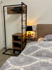 Postel nebo postele na pokoji v ubytování Apartments Hana Bled