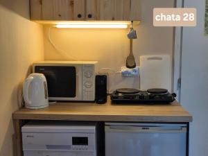 Cuina o zona de cuina de Chatky U Davida Máchovo jezero