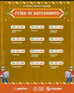 a menu for a restaurant with the names of the dishes at Maior e Melhor São João do Mundo - FIM DE SEMANA in Caruaru