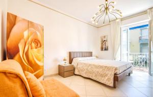Ένα ή περισσότερα κρεβάτια σε δωμάτιο στο Pet Friendly Apartment