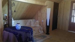 Postel nebo postele na pokoji v ubytování Holiday chalet