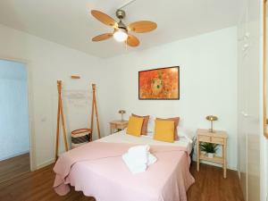 Postel nebo postele na pokoji v ubytování Vista Azul Suites con terraza al lado del mar + 13 fotografií