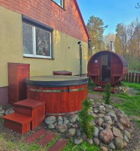 Κήπος έξω από το Gajówka na Roztoczu