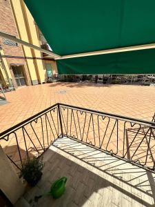 a metal railing in front of a building at Leopardi 81 - 400 mt dall' AUTODROMO F1 in Imola