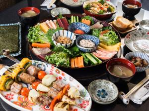 Matur á eða í nágrenni ryokan-hótelanna