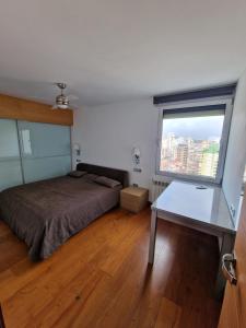 Postel nebo postele na pokoji v ubytování Mar habitación LUX