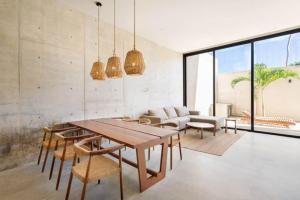 Posezení v ubytování Soko Tulum