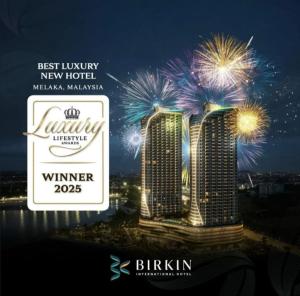 Certifikát, hodnocení, plakát nebo jiný dokument vystavený v ubytování Birkin International Hotel
