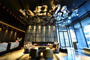 Posezení v ubytování Treeart Hotel
