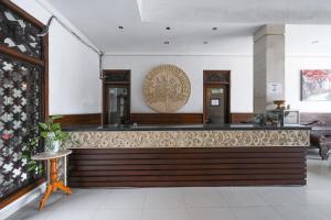 Vstupní hala nebo recepce v ubytování Sans Vibes Puri Mango Hotel Sanur