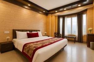 Summit Grace Boutique Hotel & Spa客房内的一张或多张床位