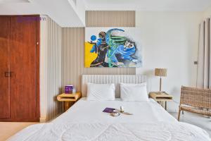 Lova arba lovos apgyvendinimo įstaigoje Spacious 1BR Apartment Lake View Tower, Cluster B JLT