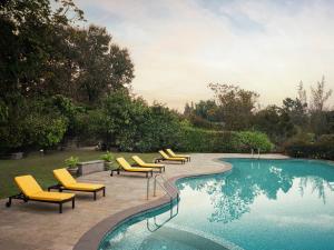 Bazén v ubytování Aahana Resort - Jim Corbett nebo v jeho okolí