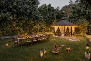 Zahrada ubytování Aahana Resort - Jim Corbett