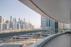 a view of a city from a building at Frank Porter - Saba 3 in Dubai