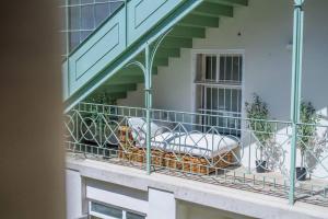 Balkón nebo terasa v ubytování Smile Apartments zum Goldenen Hirschen