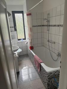 Koupelna v ubytování Wunderschöne Ferienwohnung Molly
