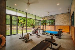 Fitness centrum a/nebo fitness zařízení v ubytování Green Oasis Nha Trang Resort