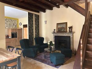 Χώρος καθιστικού στο Casa Maria