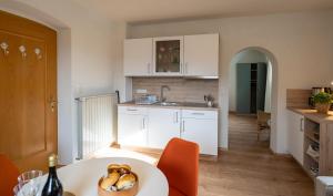 Kuchyň nebo kuchyňský kout v ubytování Dorfapartment Achensee