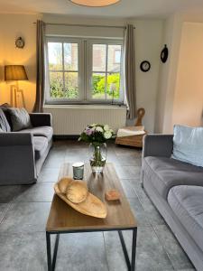 Posezení v ubytování Gîte La Clef des Champs