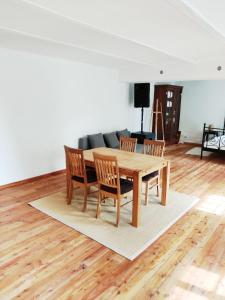 Posezení v ubytování Ferienwohnung Asparn