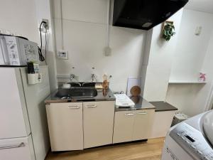 Dapur atau dapur kecil di 清の泉民泊-菊207