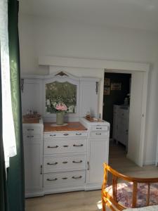 Kuchyň nebo kuchyňský kout v ubytování Cortile Fiorito B&B