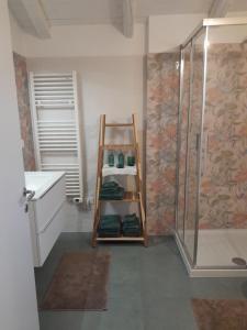 Koupelna v ubytování Cortile Fiorito B&B