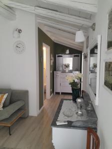 Kuchyň nebo kuchyňský kout v ubytování Cortile Fiorito B&B
