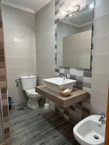 Koupelna v ubytování Hostal Quinto Pino