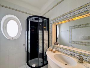 Kúpeľňa v ubytovaní Villa Falconieri Sorrento Suite