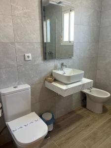 Koupelna v ubytování Hostal Quinto Pino