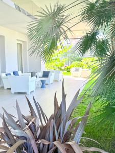 Vonkajšia záhrada v ubytovaní Perla Verde Hotel