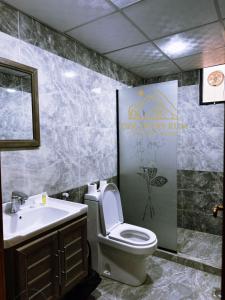 Koupelna v ubytování Ayla Rum Luxury Camp