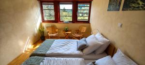Letto o letti in una camera di Hotel Celjska Koca