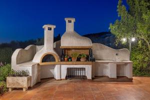 Gril dostupný pro hosty v vily