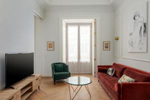 A seating area at Be Mate Málaga Centro