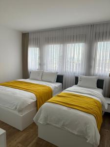 Letto o letti in una camera di Treva Appartaments