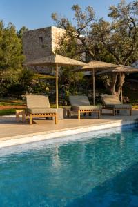 Bazén v ubytování Botanico Villa & Suites nebo v jeho okolí