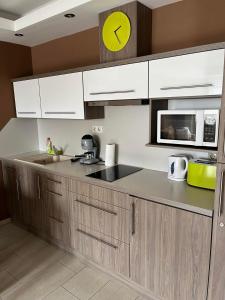 Kuchyňa alebo kuchynka v ubytovaní Platina Apartman