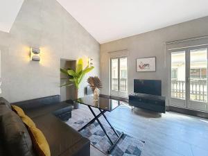 TV a/nebo společenská místnost v ubytování Hoche