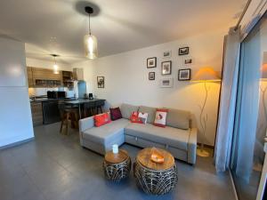 Kuchyň nebo kuchyňský kout v ubytování Appartement moderne proche centre Capbreton